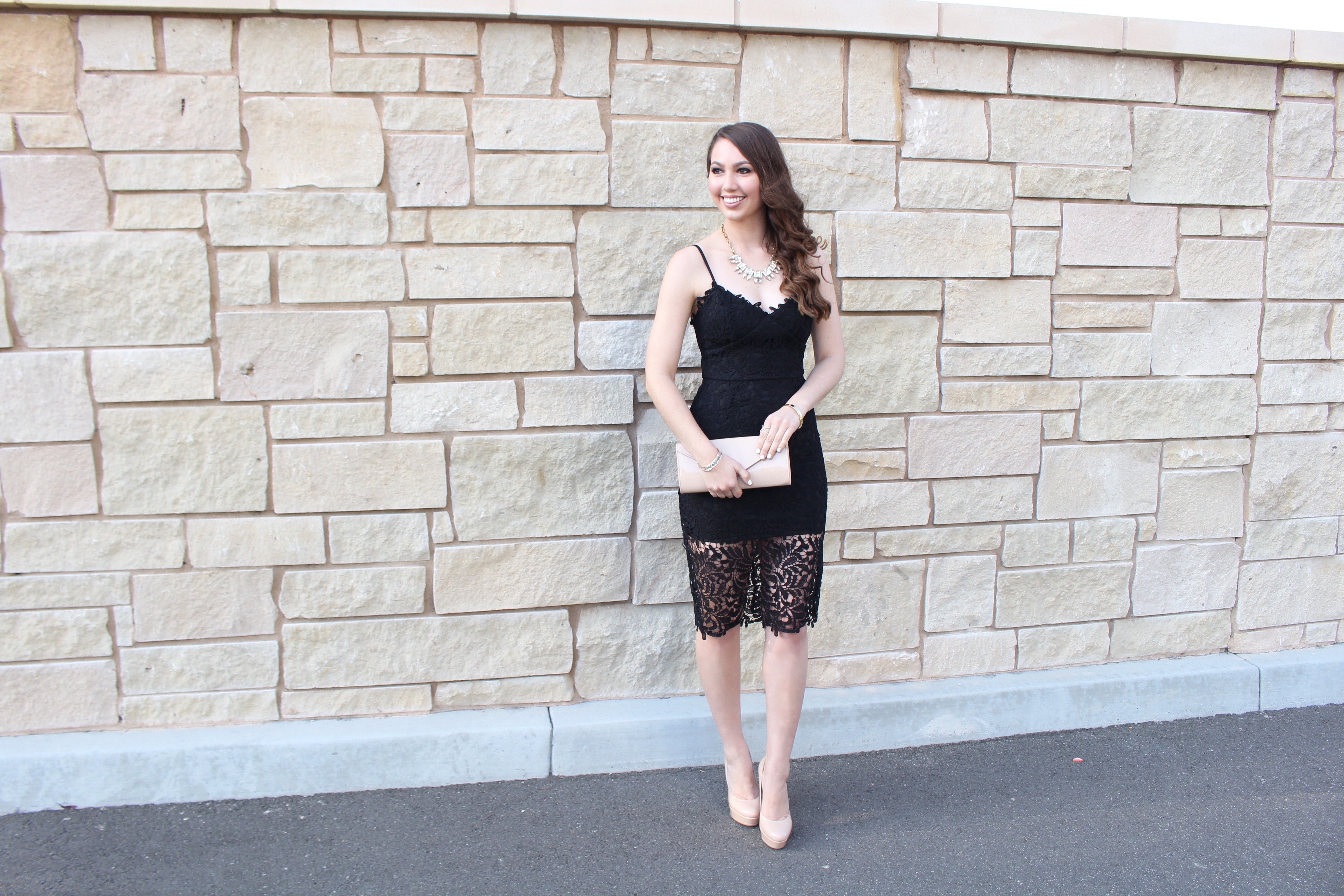 little black lace dress