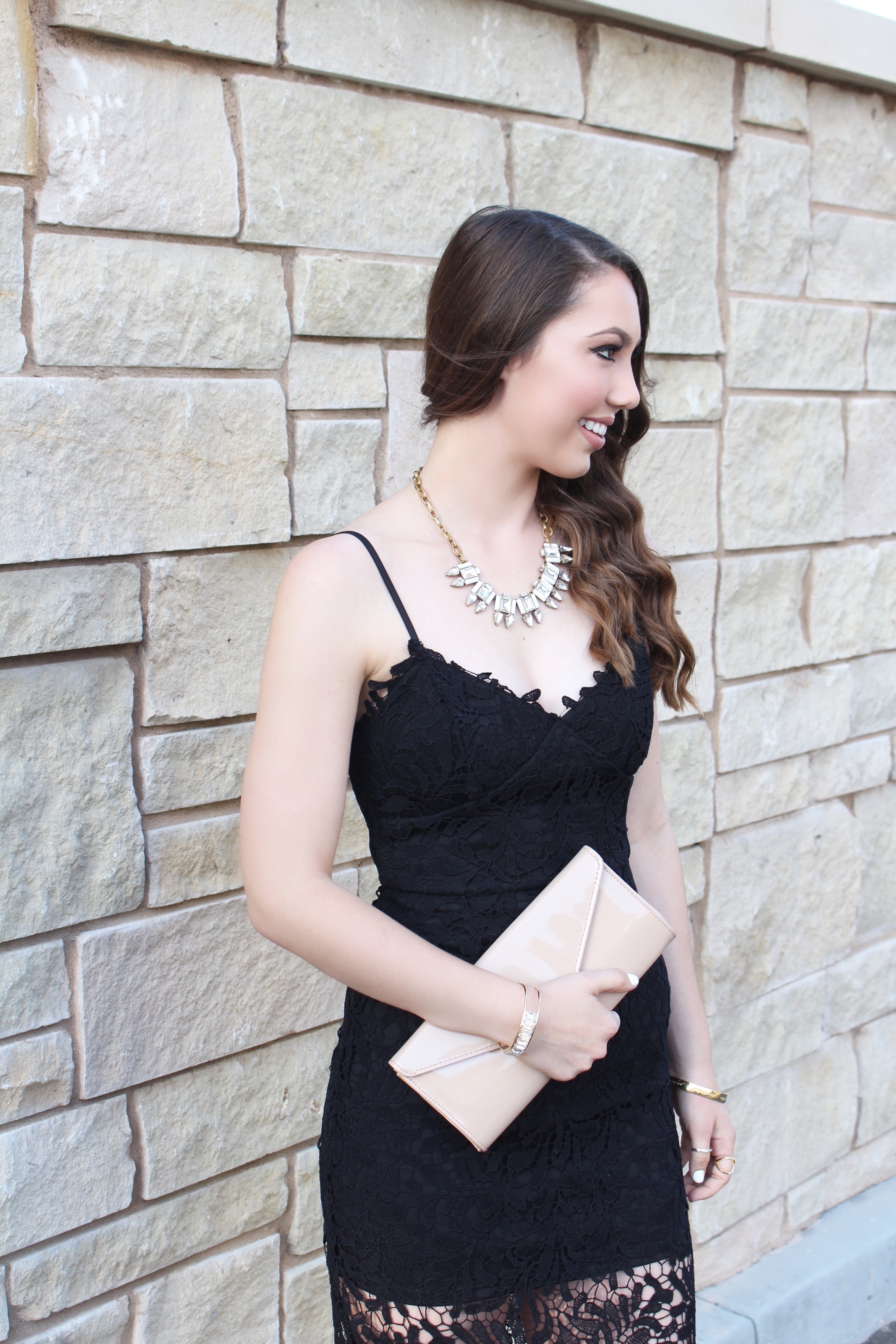 little black lace dress