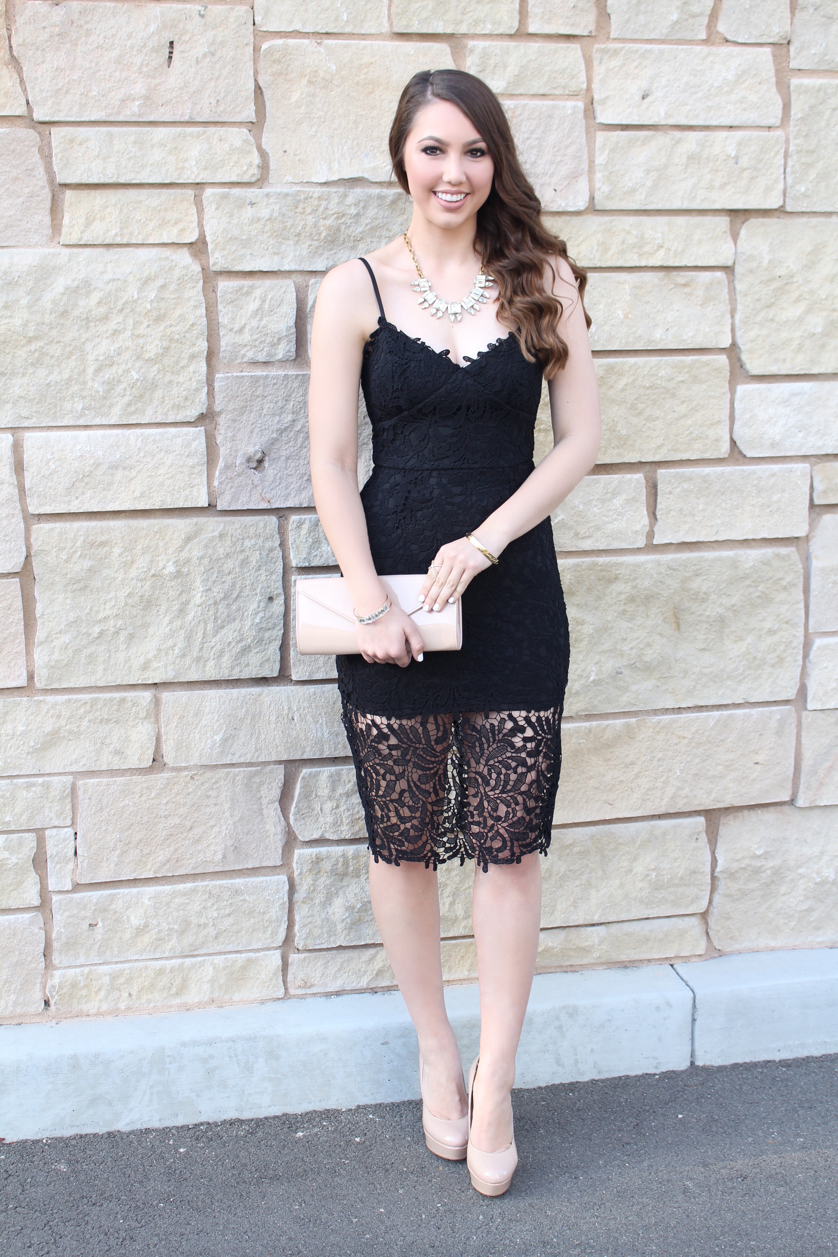 little black lace dress