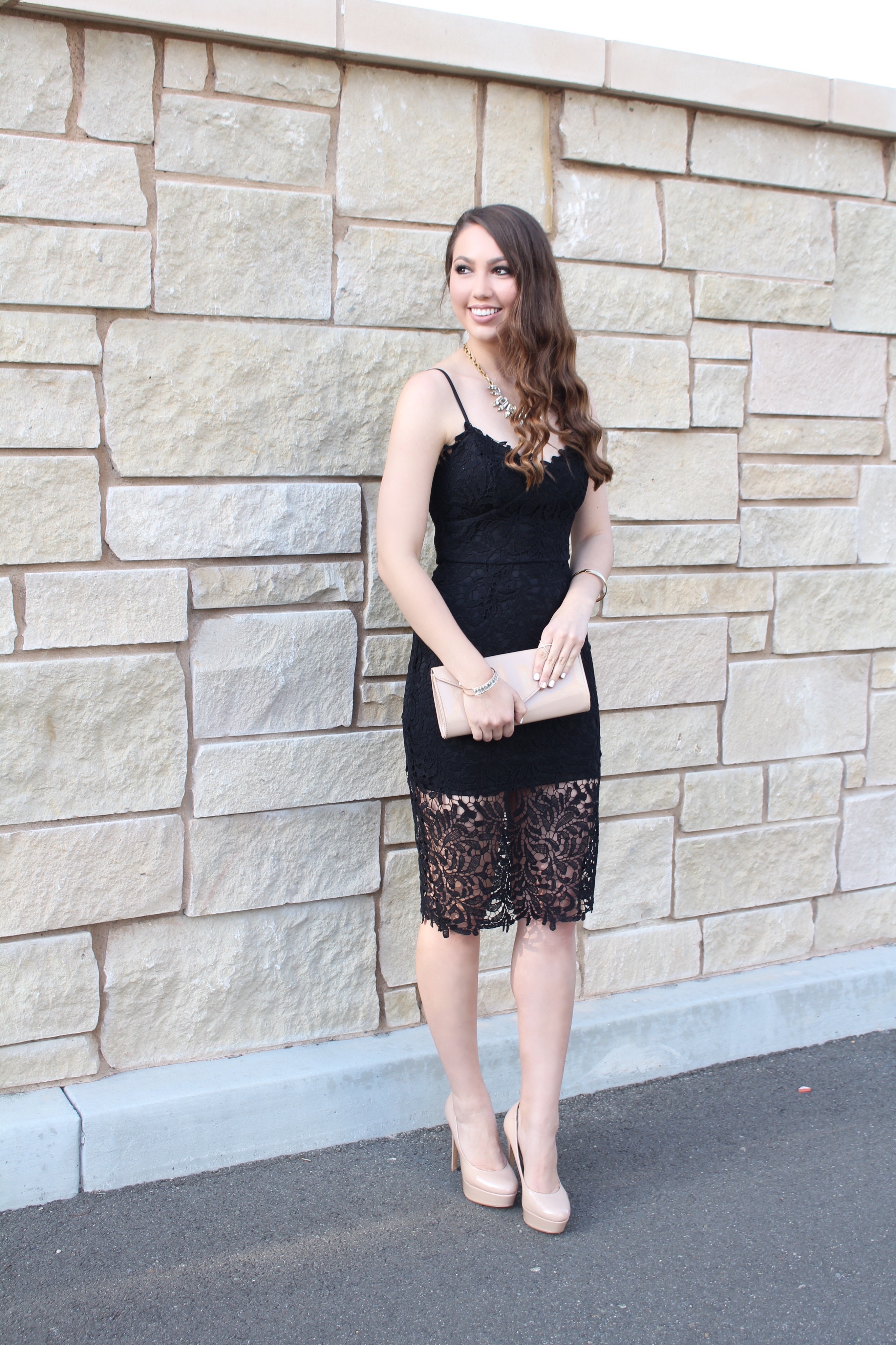 little black lace dress