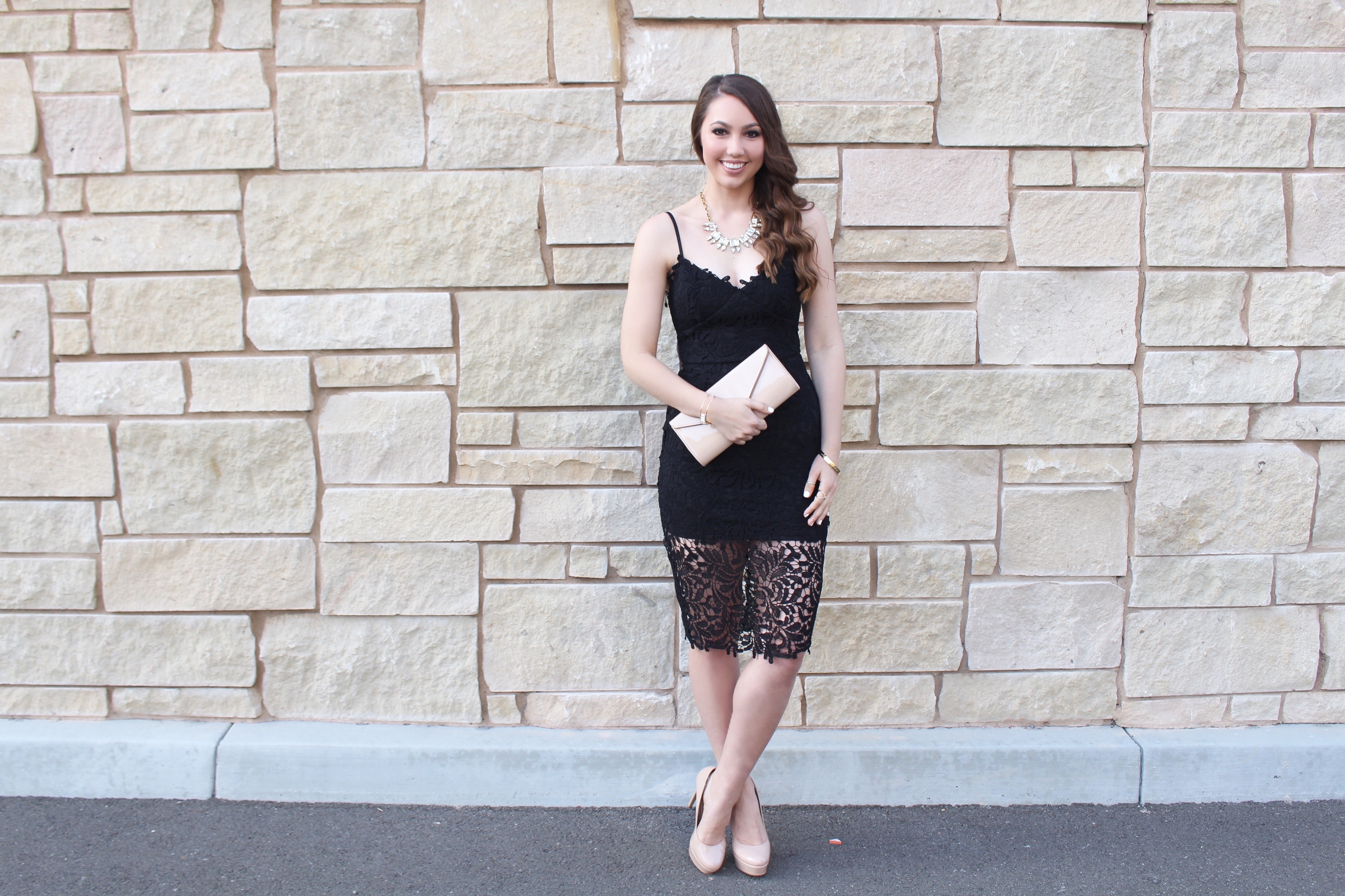 little black lace dress