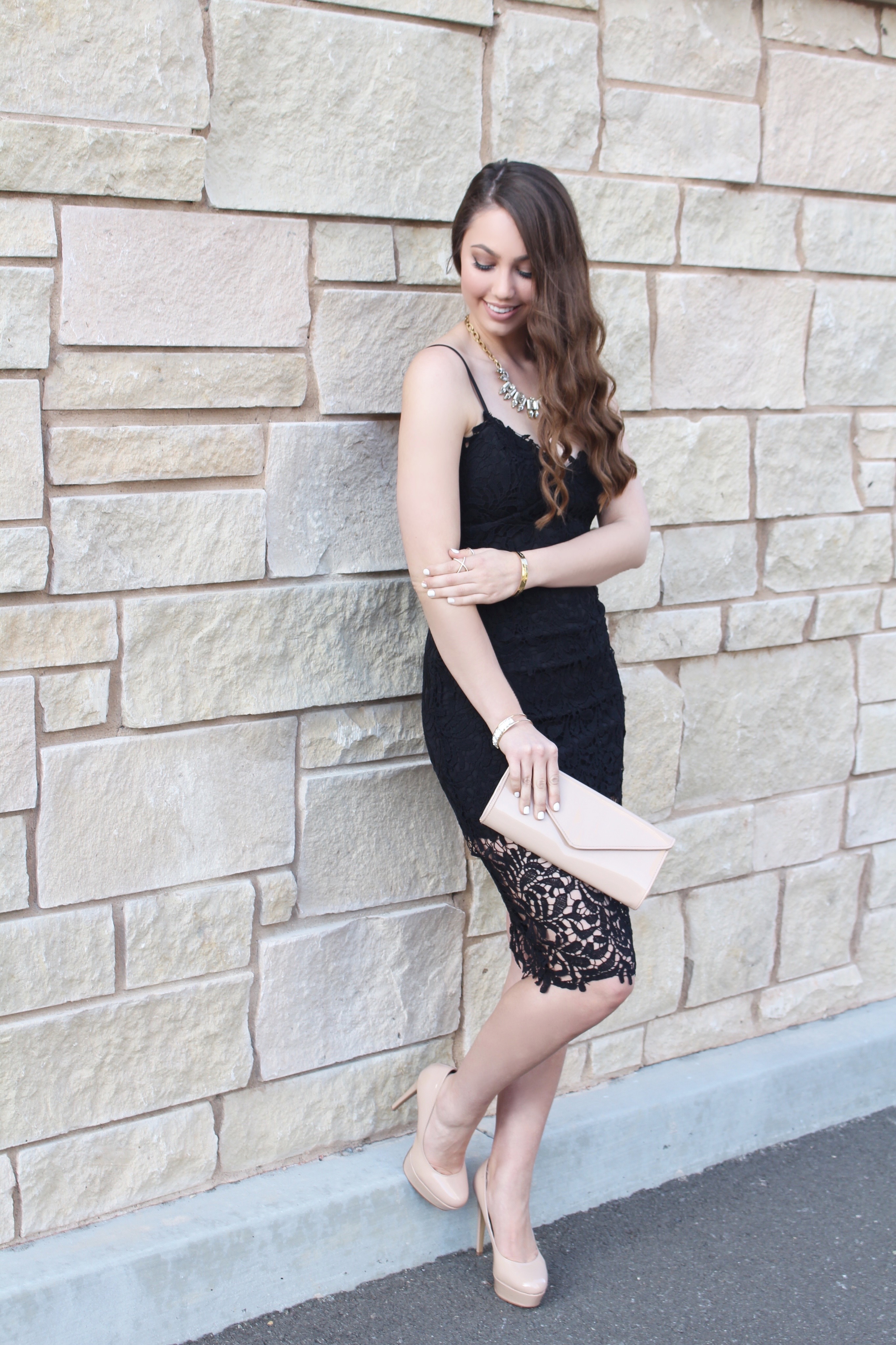 little black lace dress