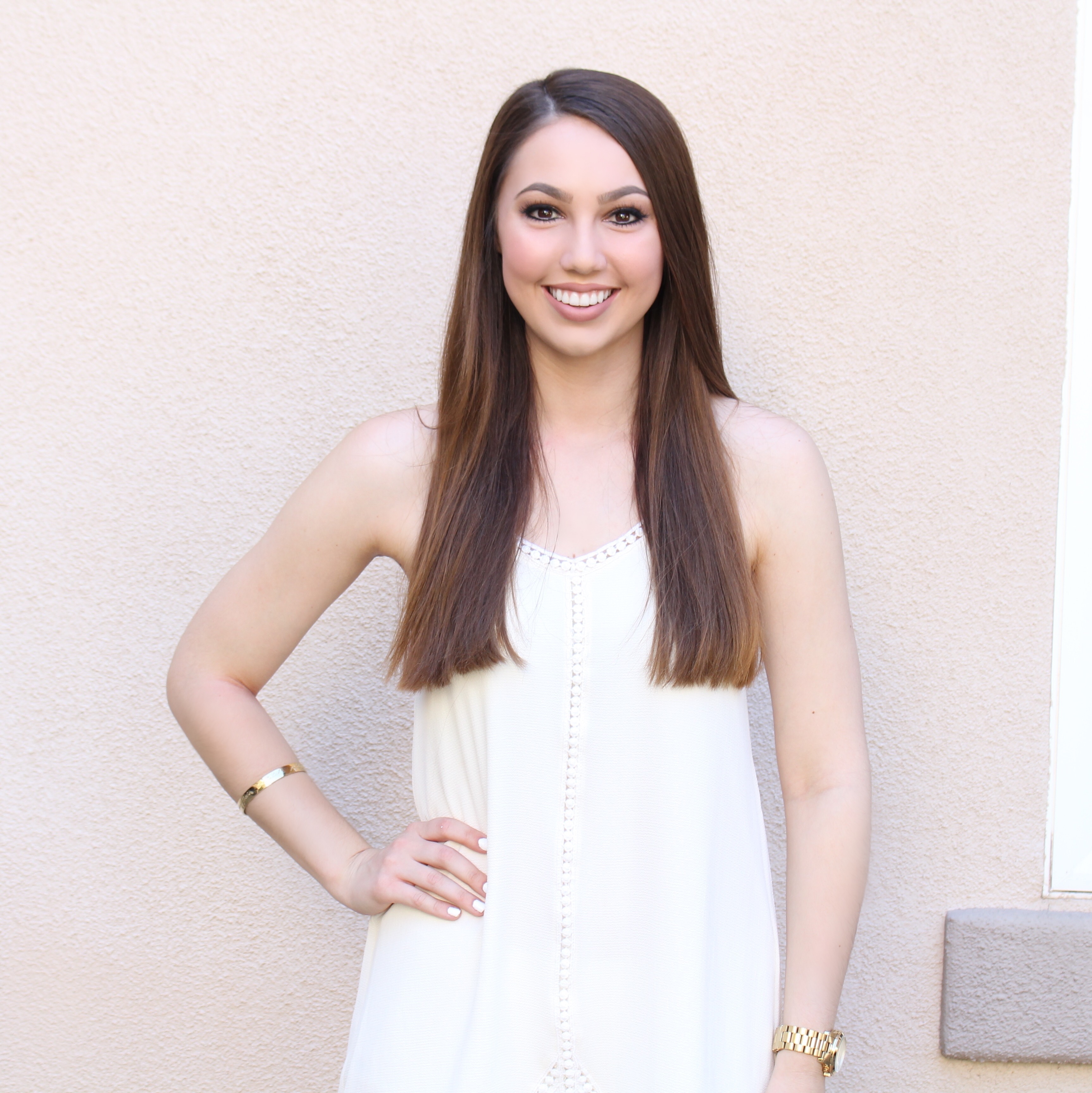 cream lace dress