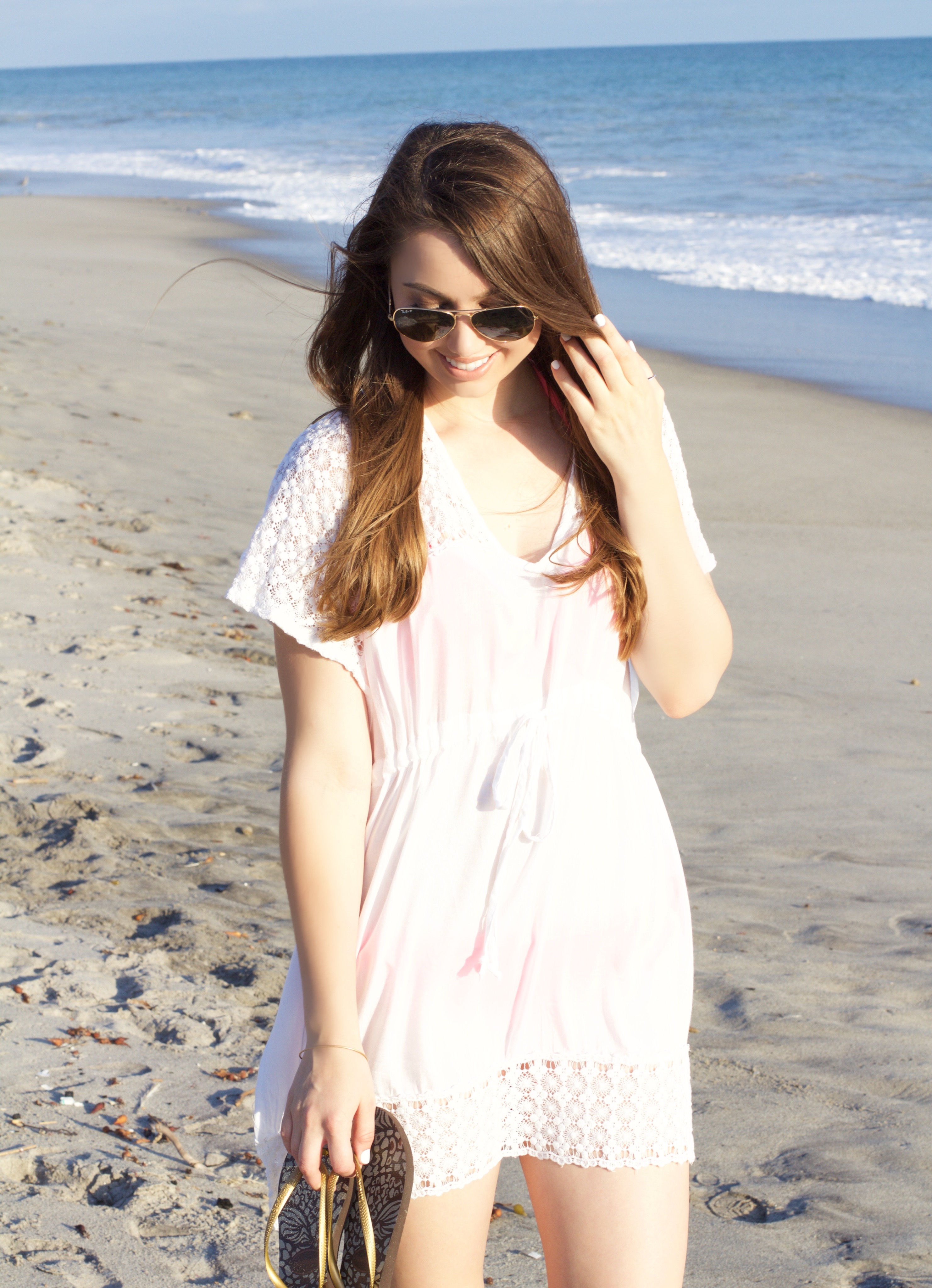 white swimsuit cover up - my styled life