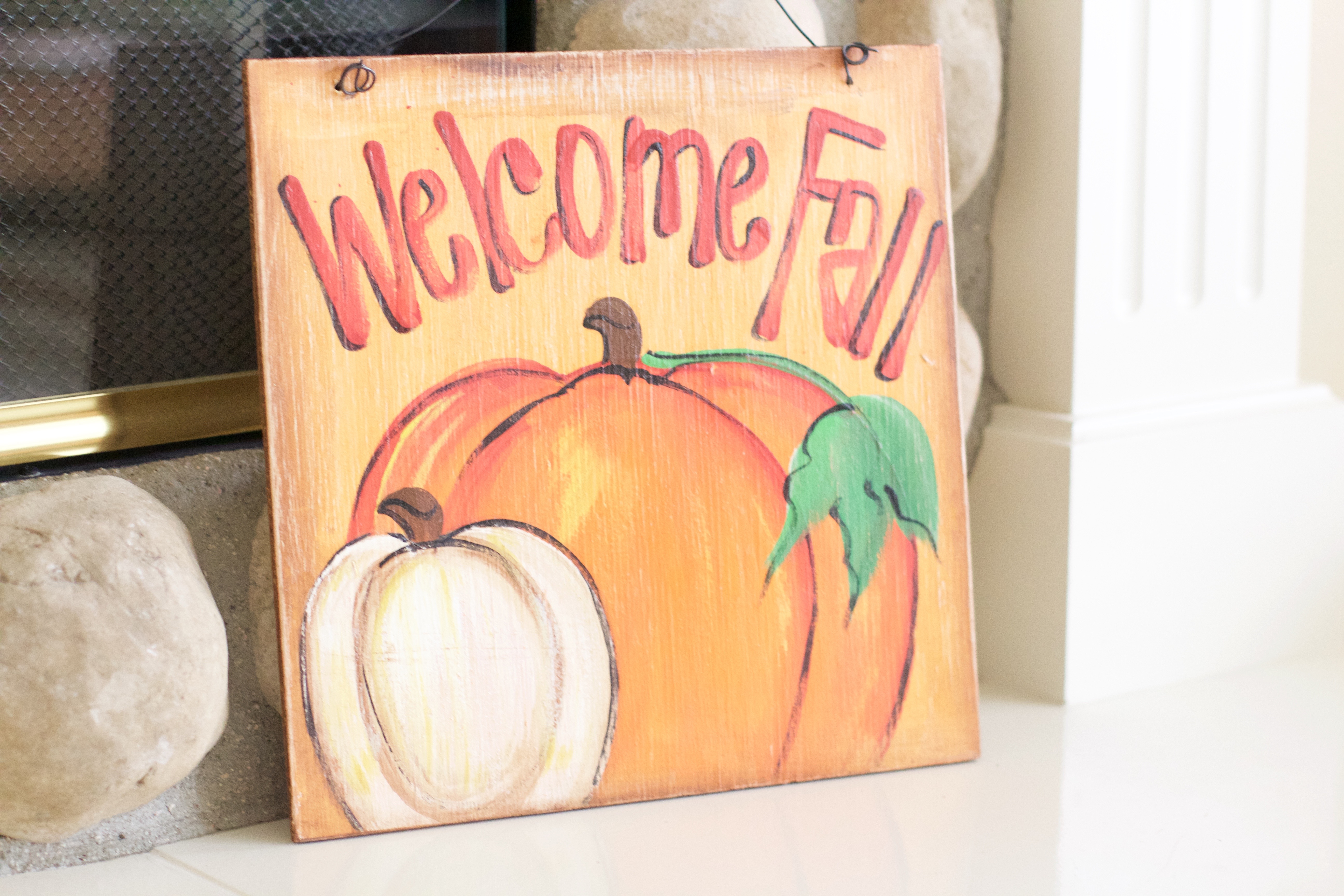 Welcome Fall Sign - My Styled Life