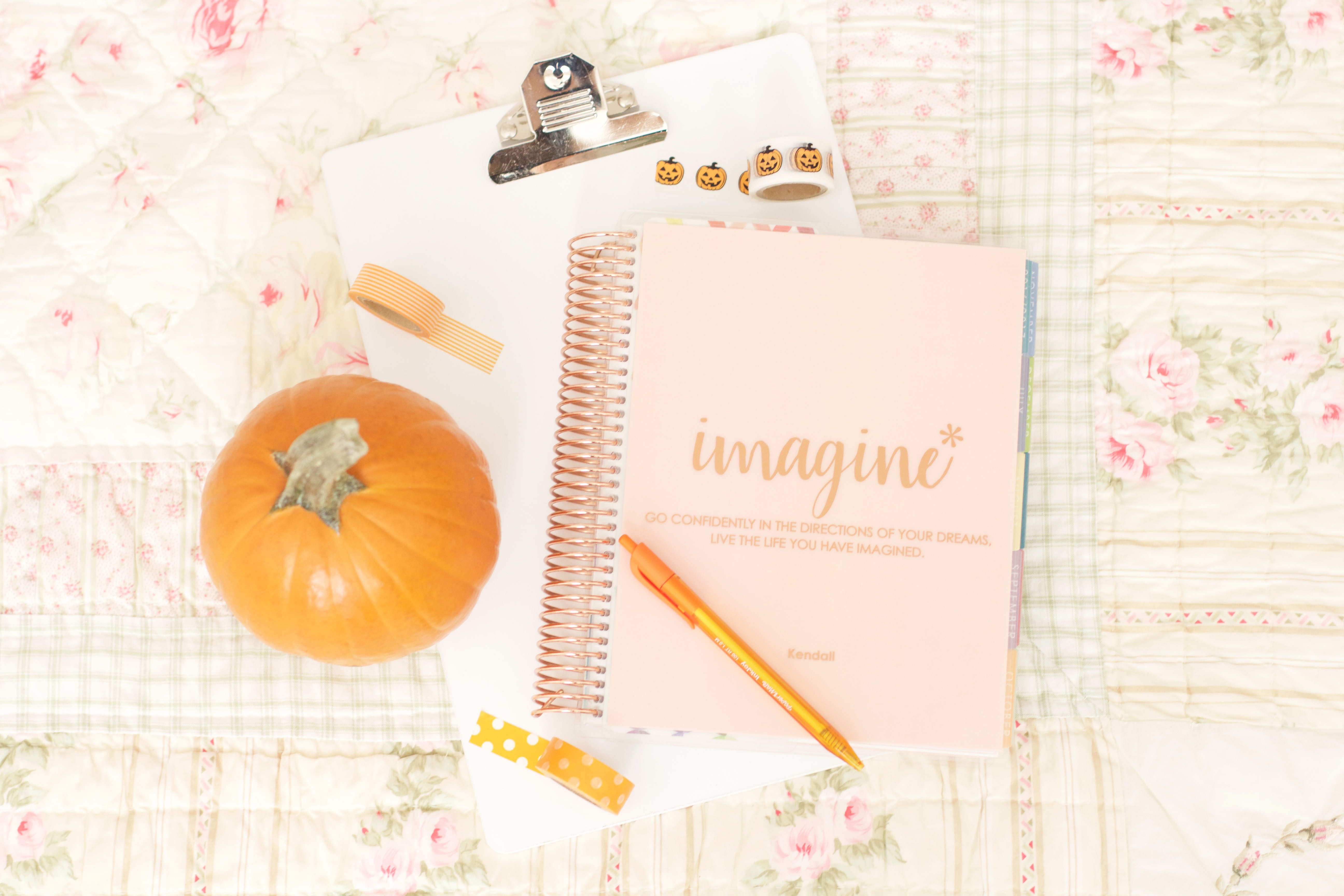 How to Decorate Erin Condren LifePlanner October Idea