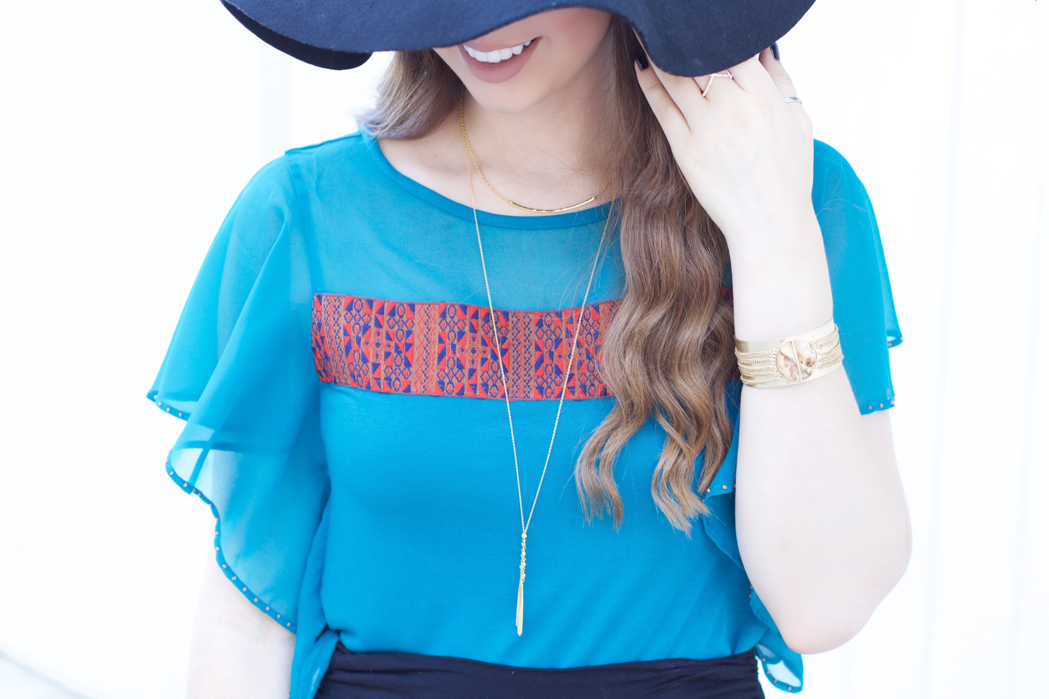 Gorjana lariat necklace 