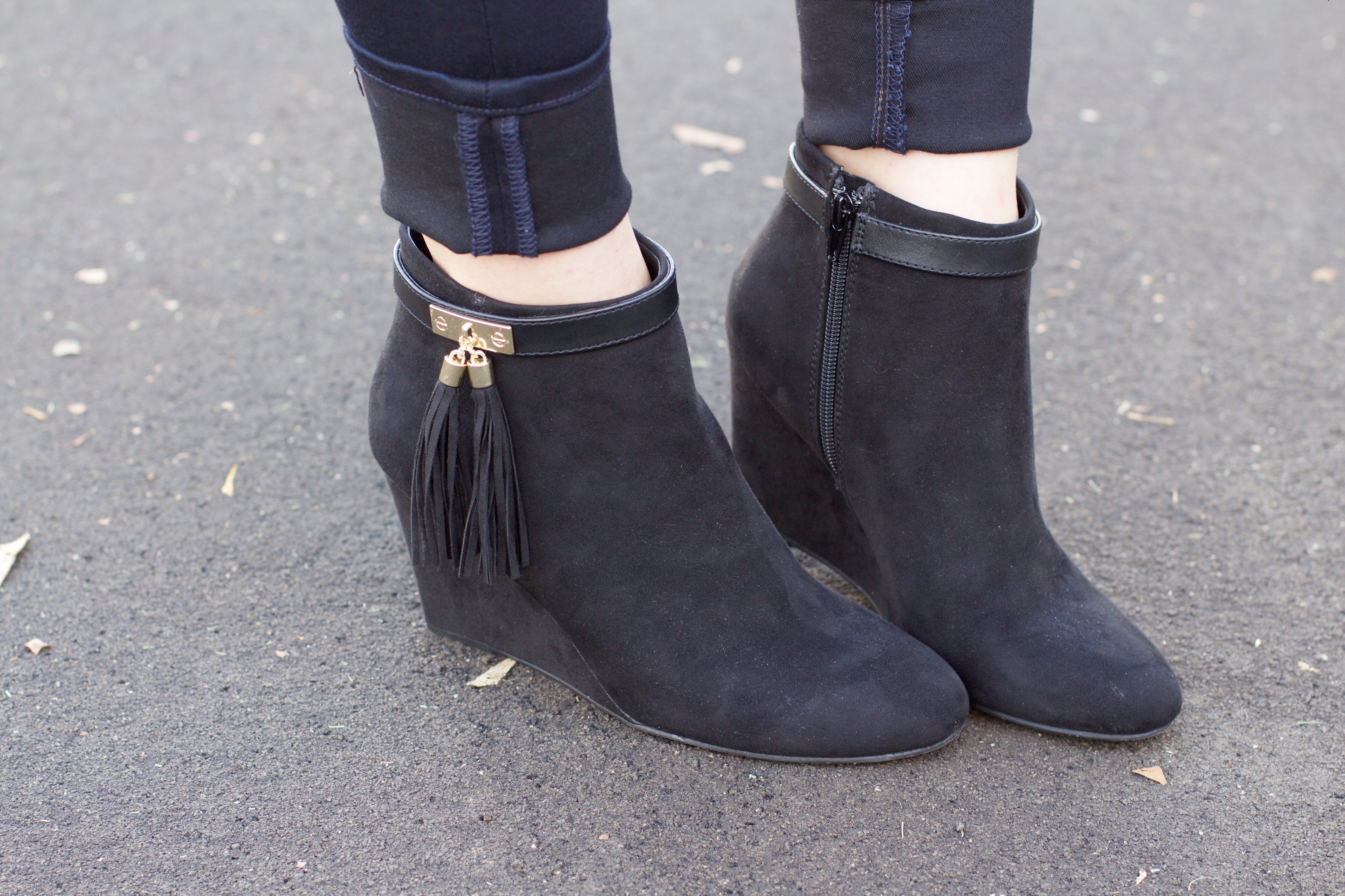 Suede Booties, suede tassel booties - My Styled Life