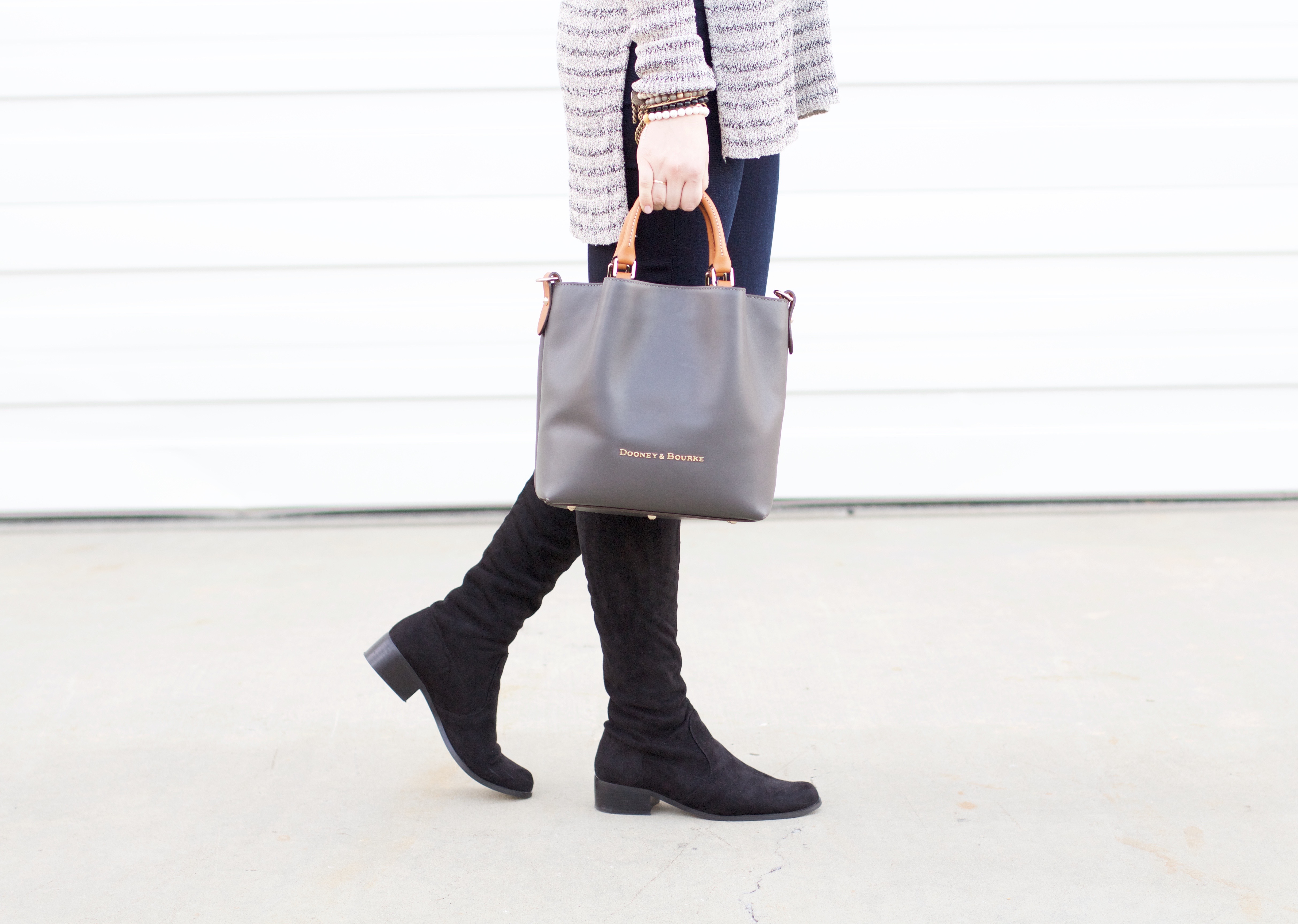 black suede over the knee boots - affordable