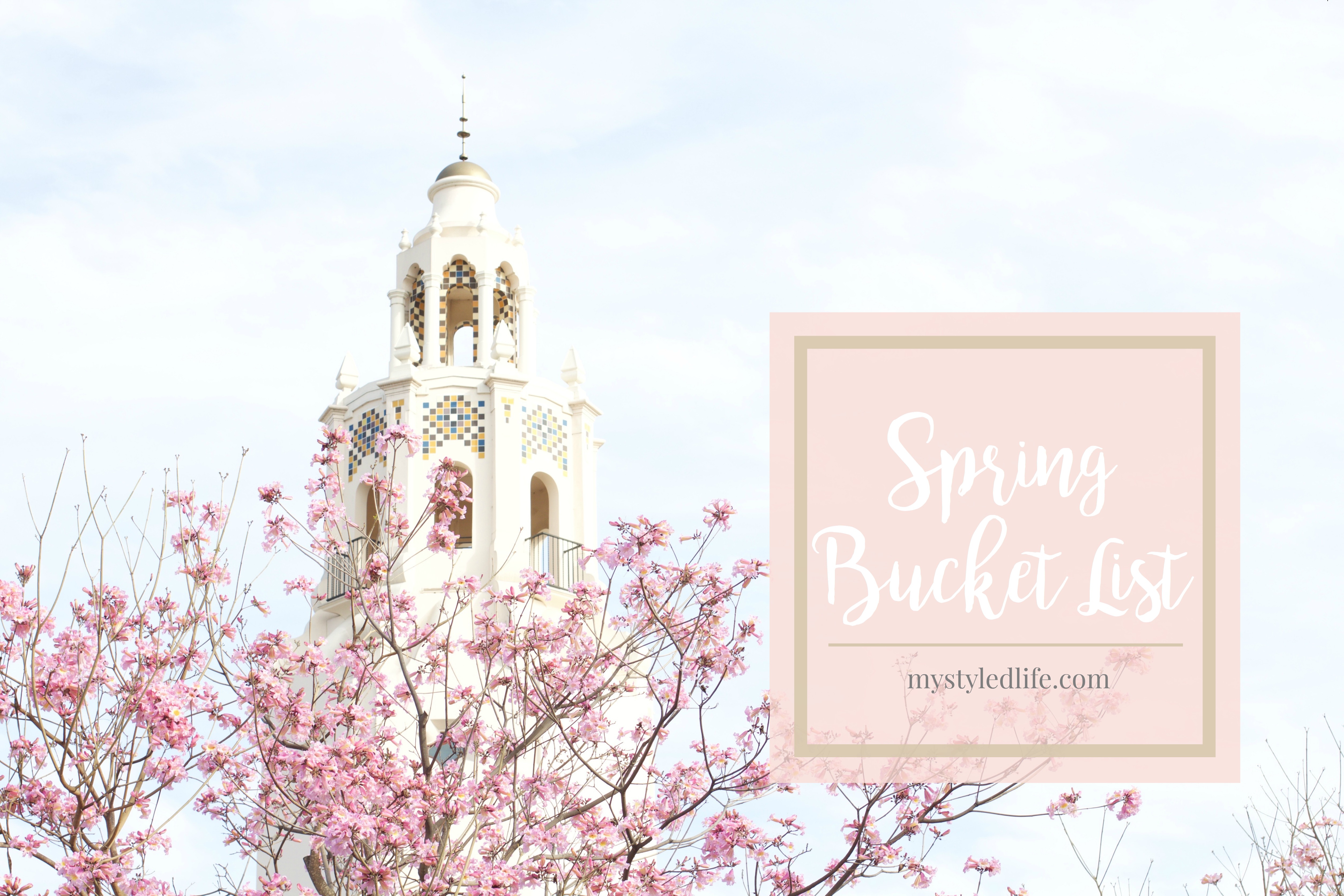 spring bucket list ideas 2017