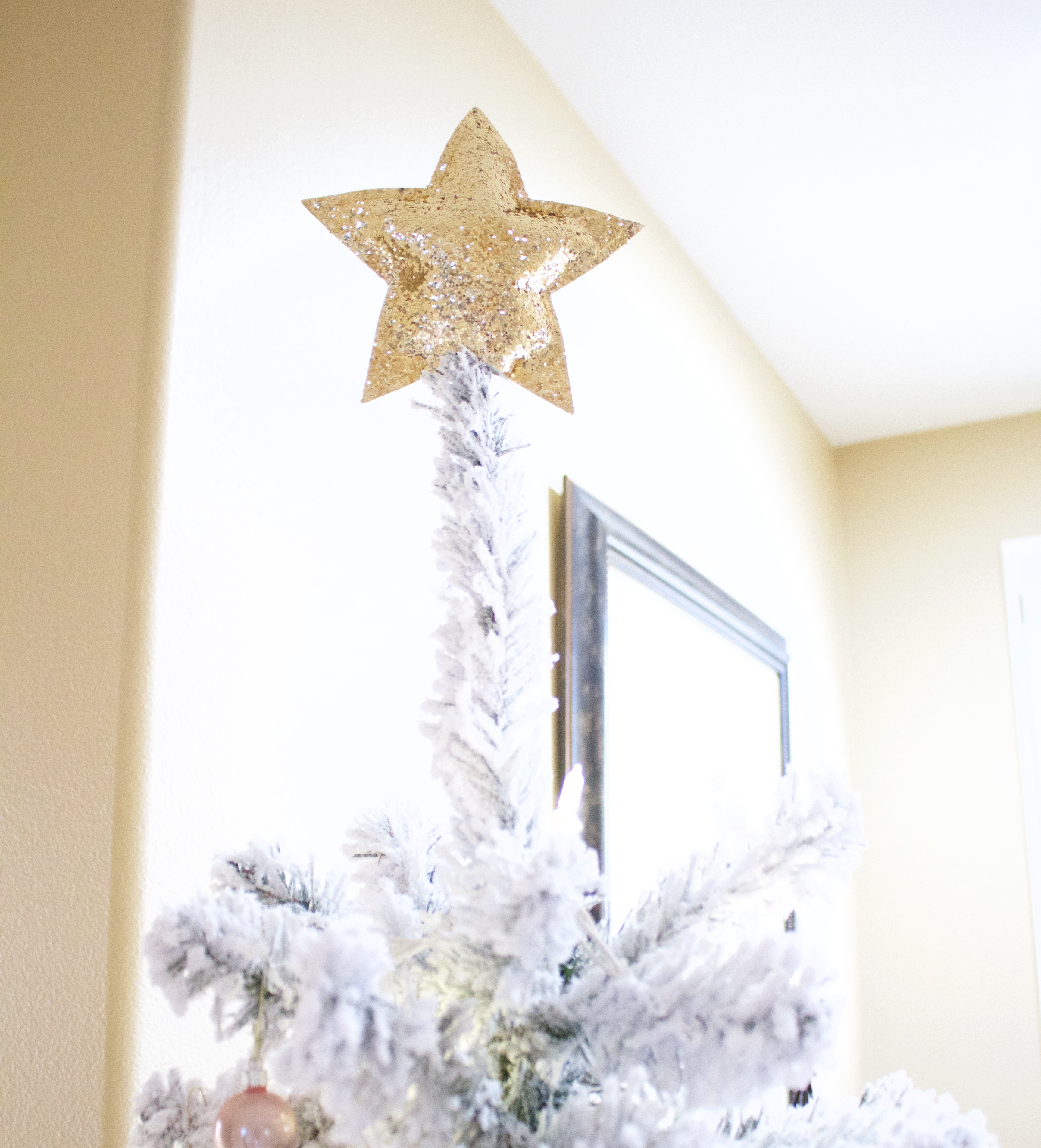 sugar paper tree topper