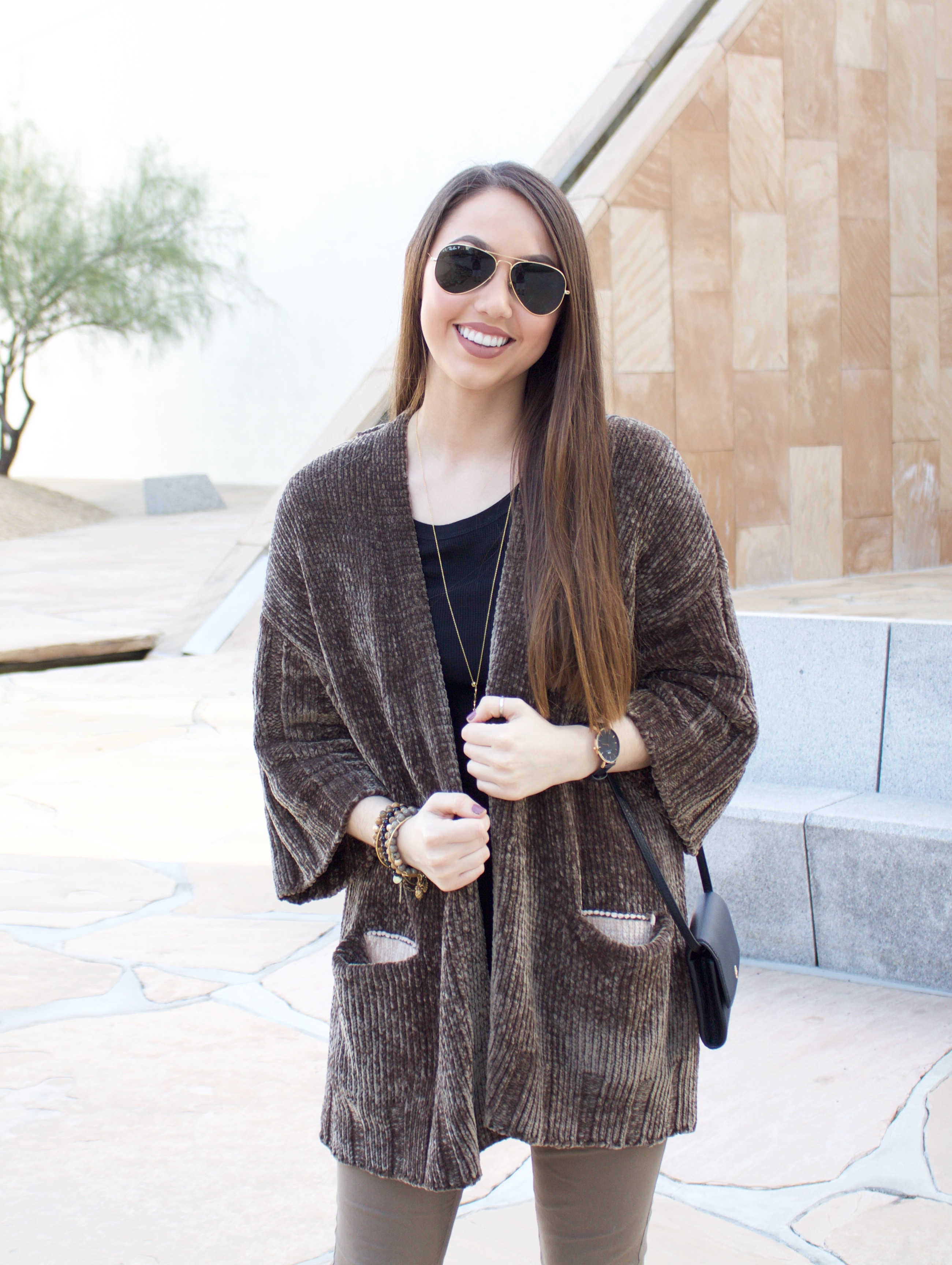 Chenille oversized clearance cardigan