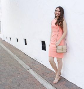 macy's calvin klein pink dress