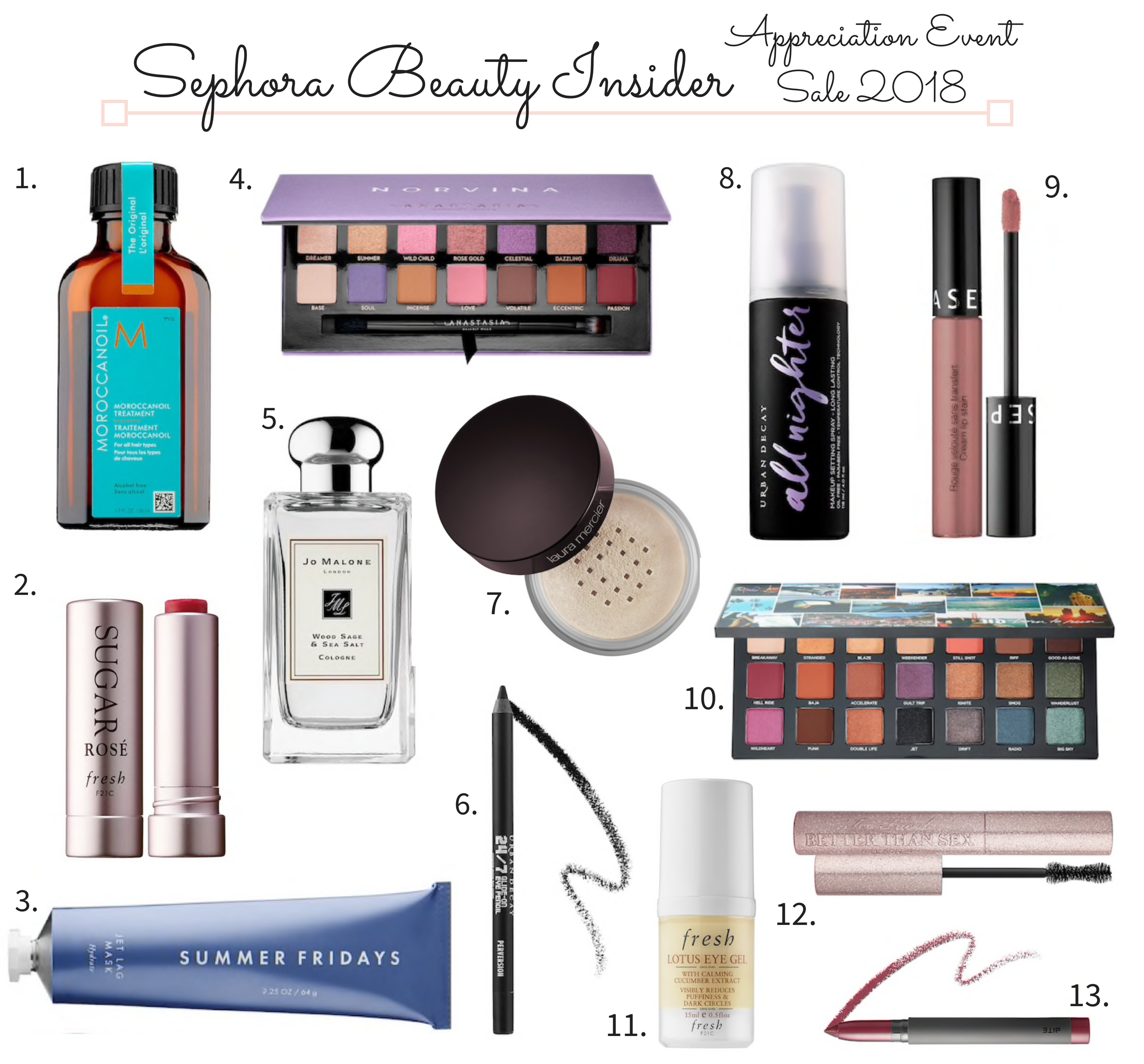 Sephora Beauty Insider Appreciation Sale 2018