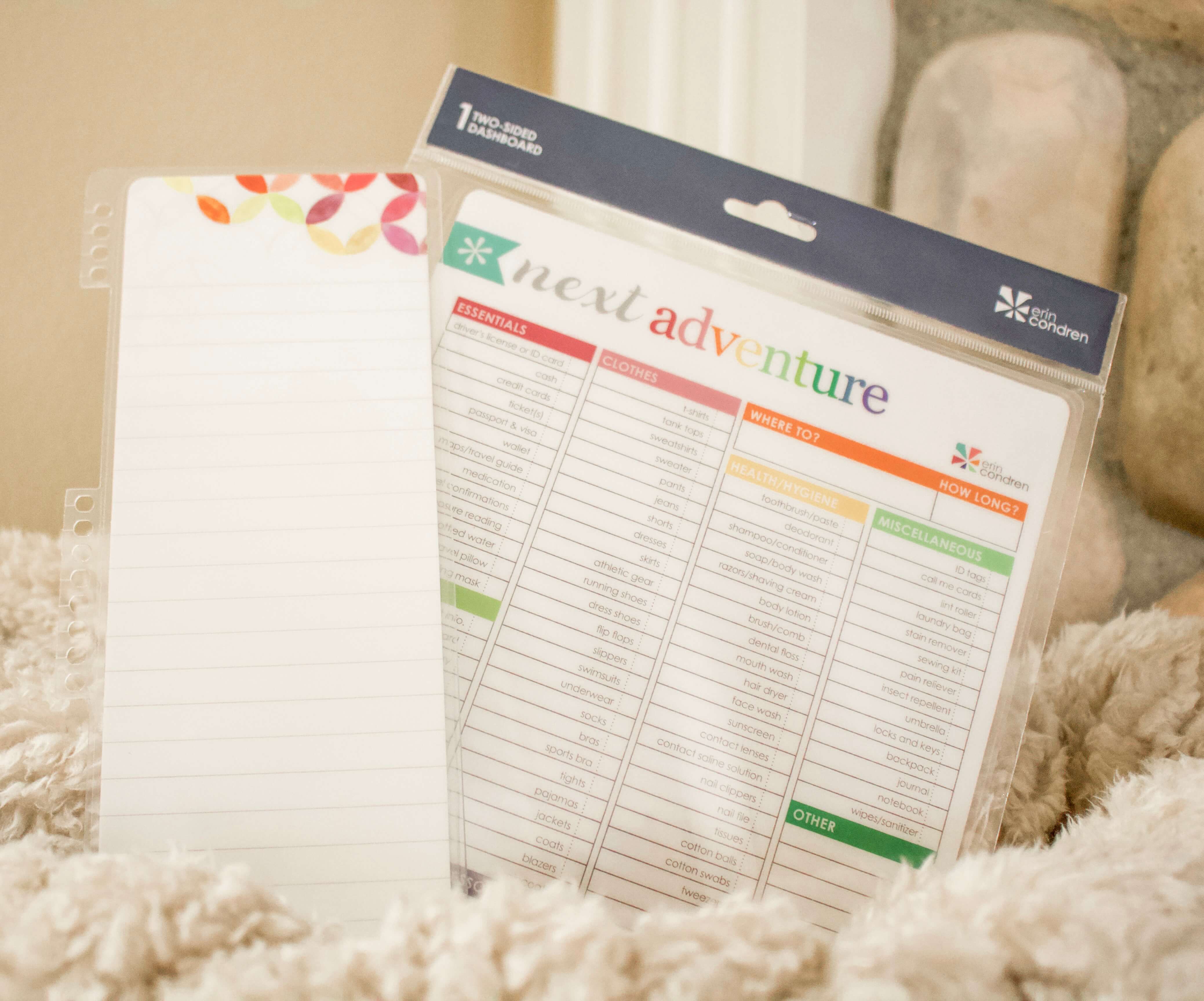 snap-in dashboards Erin Condren lifeplanner