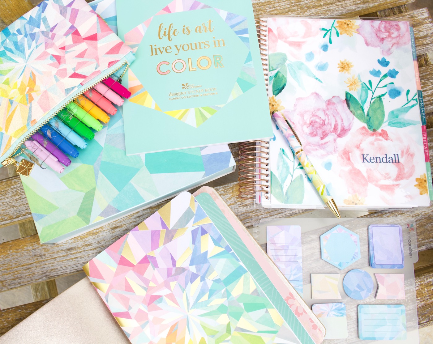 Erin Condren 2020 lifeplanner and accessories review