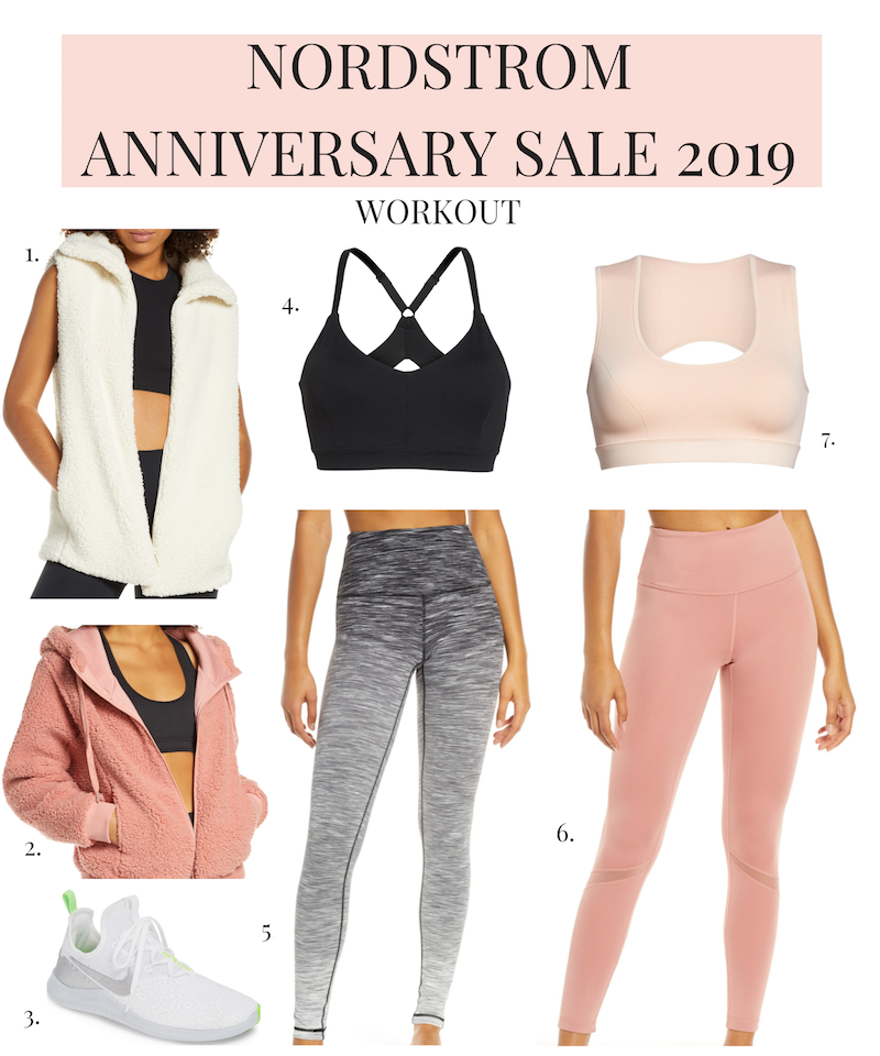 nordstrom anniversary sale 2019 workout clothes