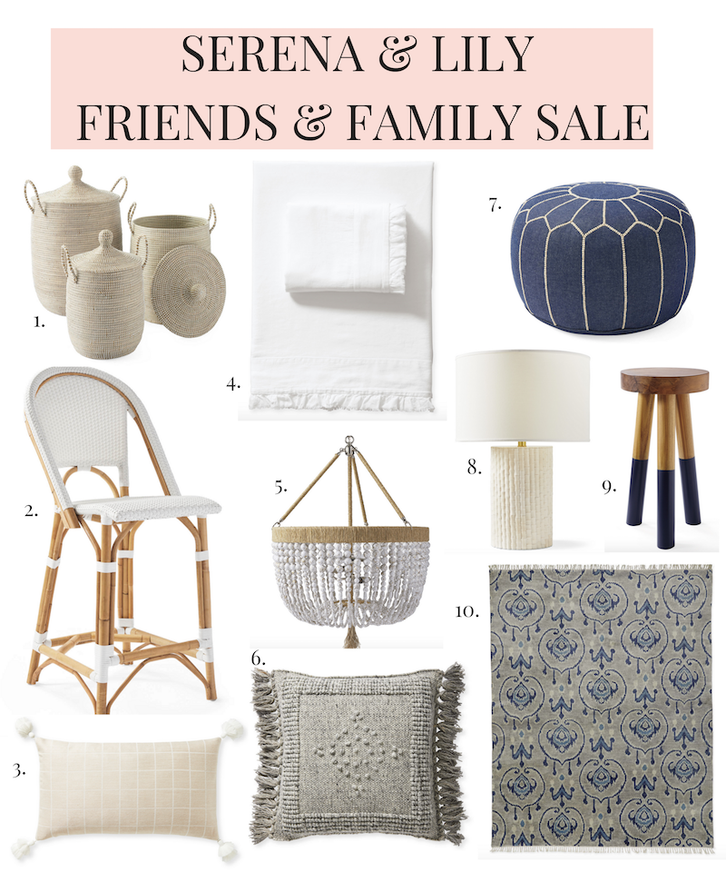 Serena & Lily friends and family sale 2019