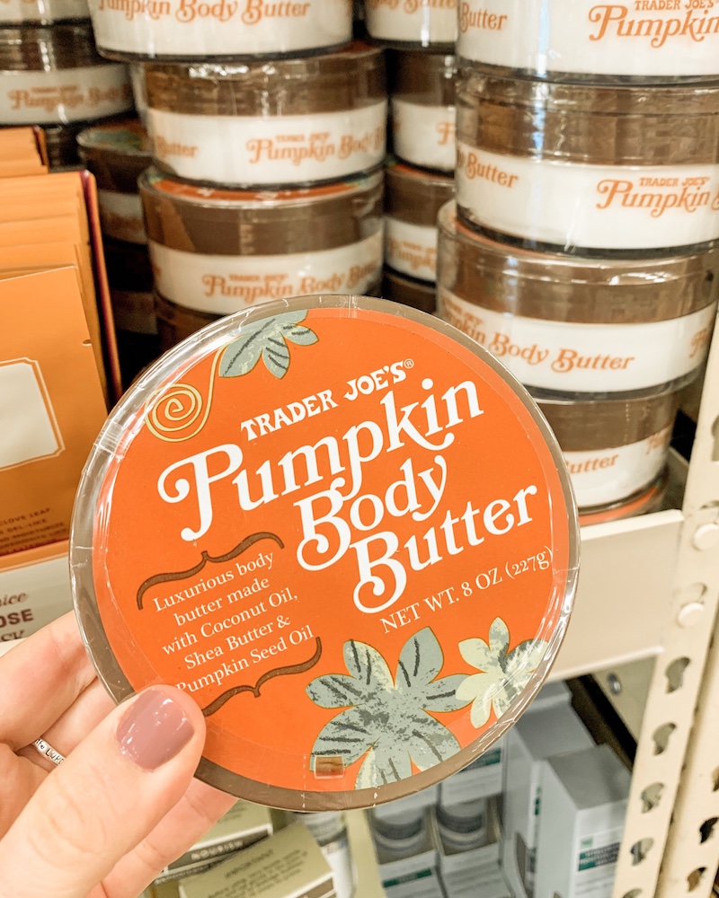 Trader Joe's pumpkin body butter