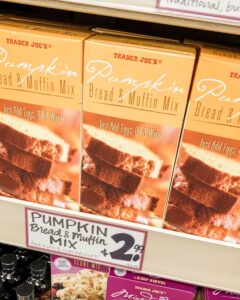 Trader Joe's pumpkin bread and muffin mix