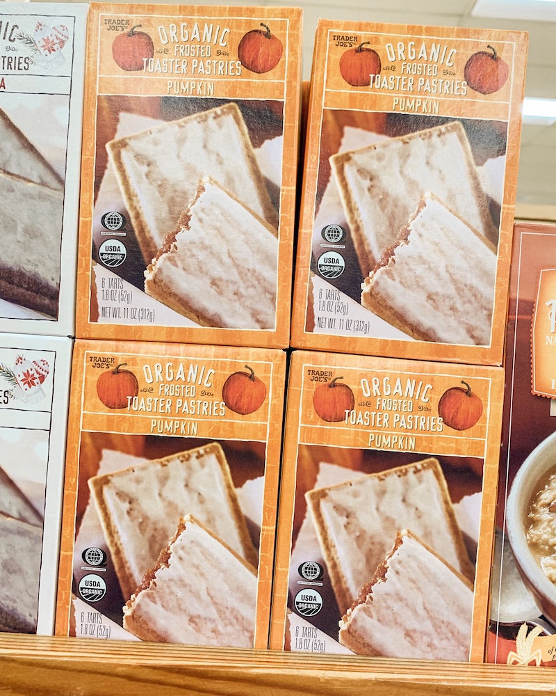 Trader Joe's pumpkin toaster pastries poptart