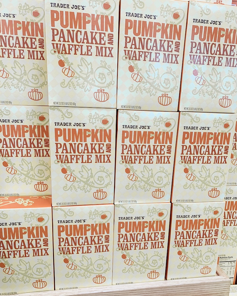 trader joe's pumpkin pancake and waffle mix