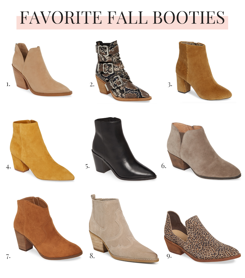 Favorite Fall Booties 2019