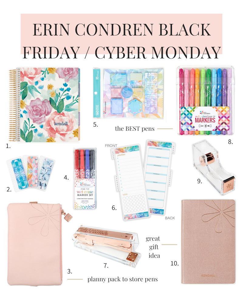 Erin Condren Black Friday : Cyber Monday Sale 2019