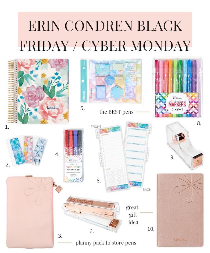 Erin Condren Black Friday Cyber Monday Sale 2019 My Styled Life