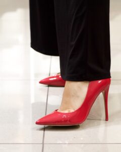 aldo red patent heels