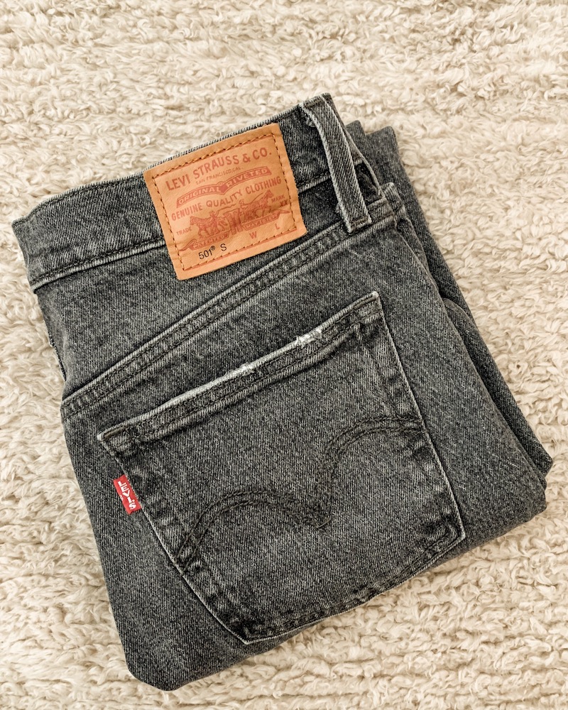 levi's 501 skinny grey