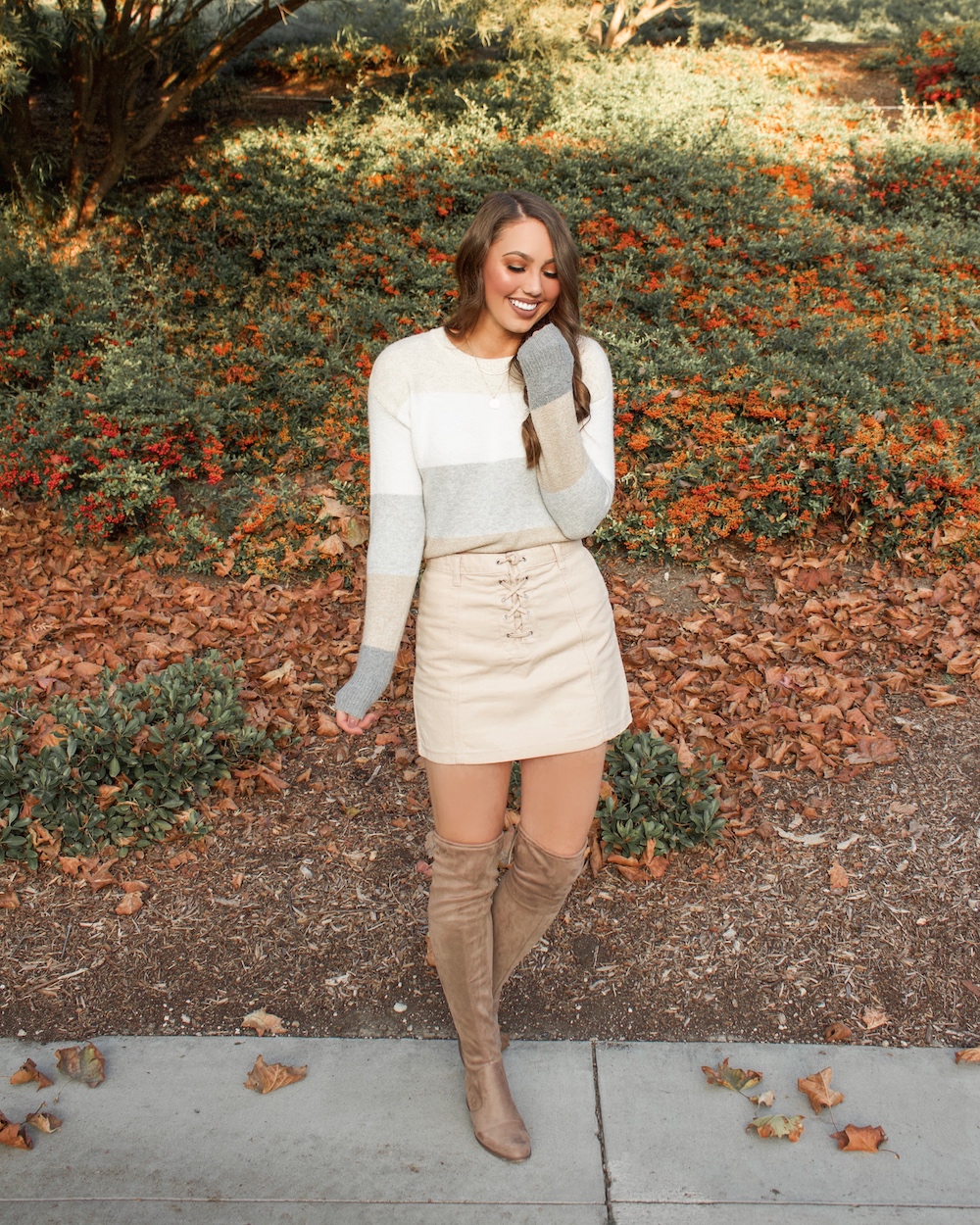 thanksgiving outfit skirt