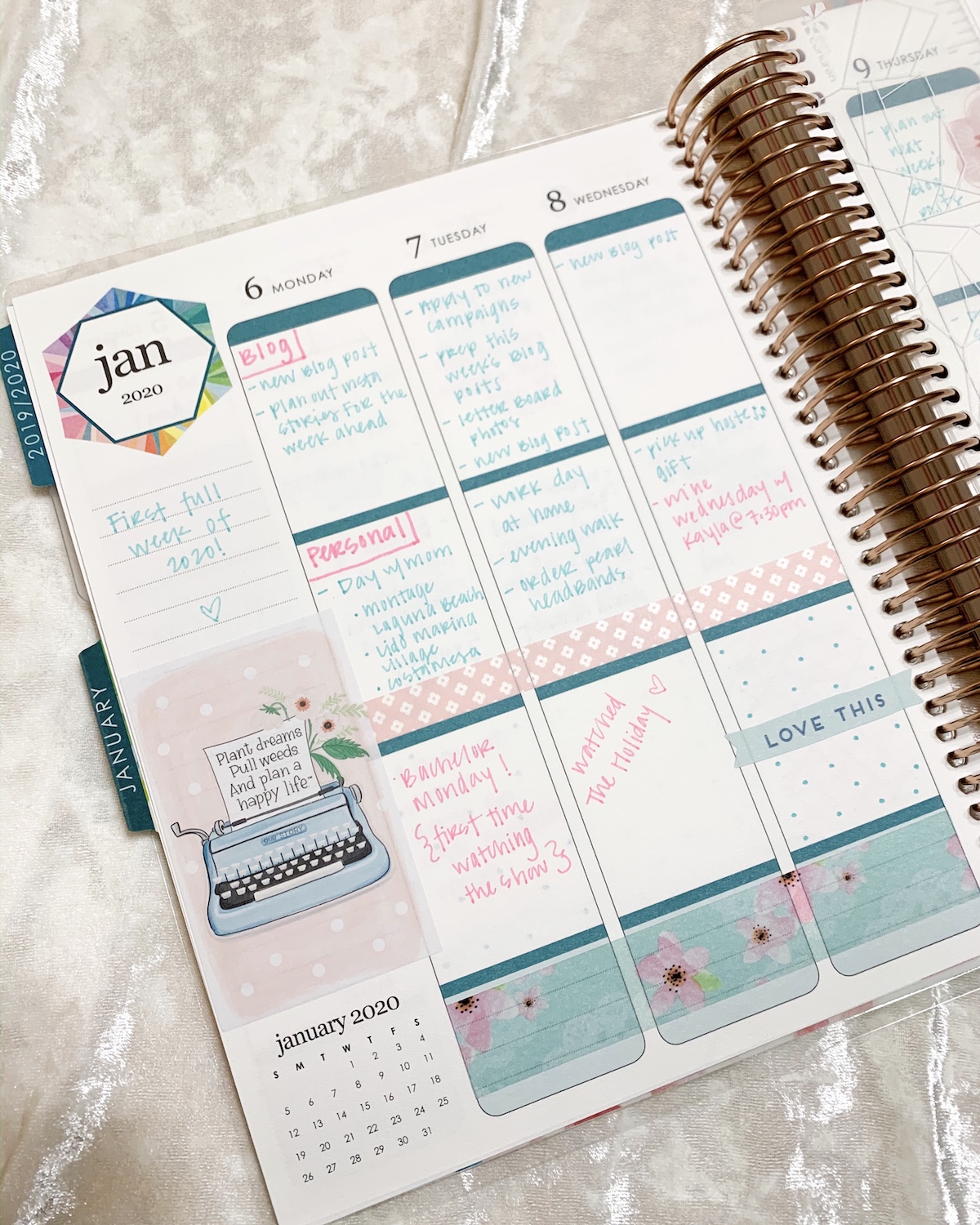 Life planner organization