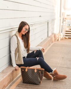 patagonia vest outfit idea