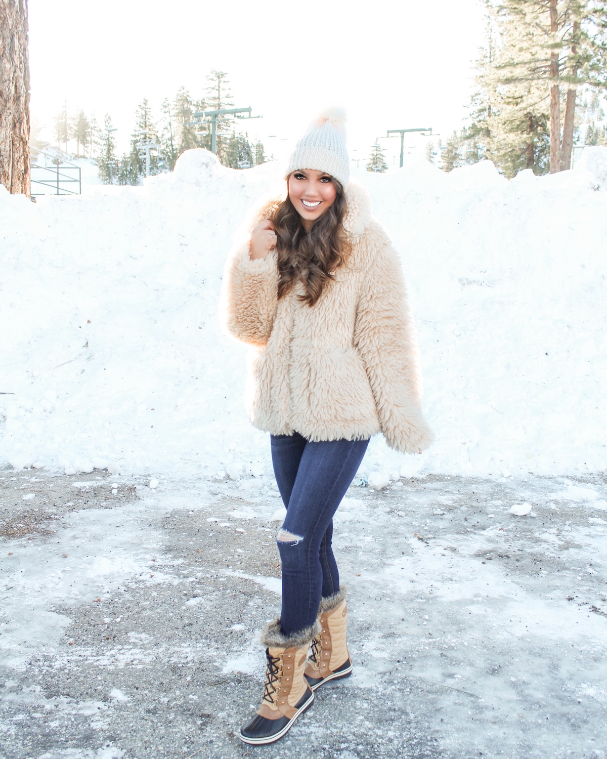 snow boots outfit