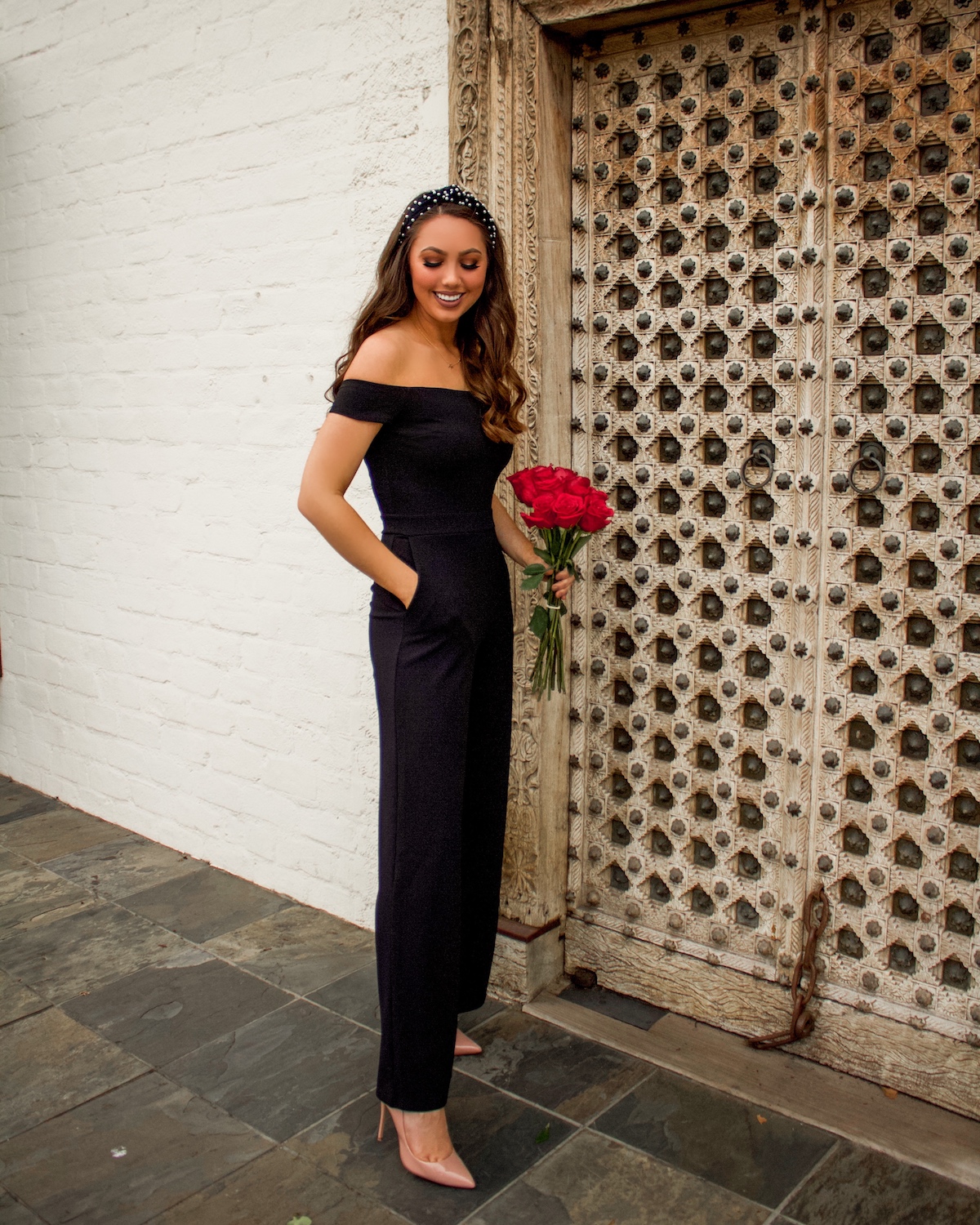 Valentine's Day Jumpsuit - My Styled Life