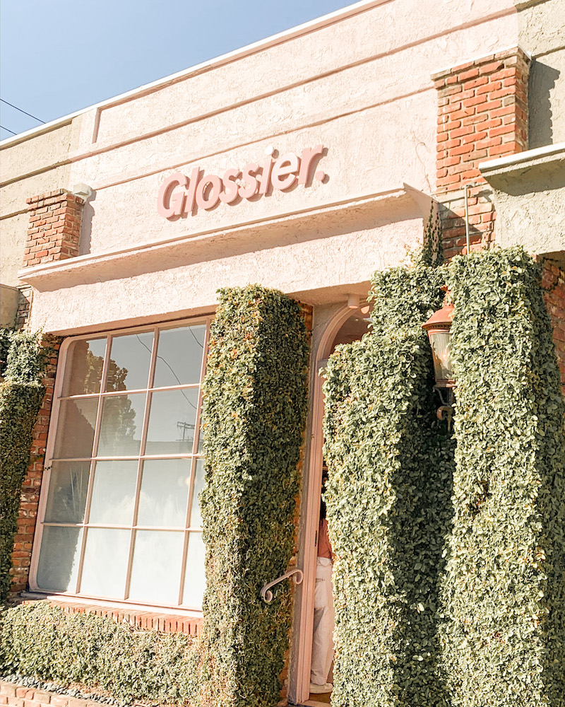 Glossier Los Angeles parking