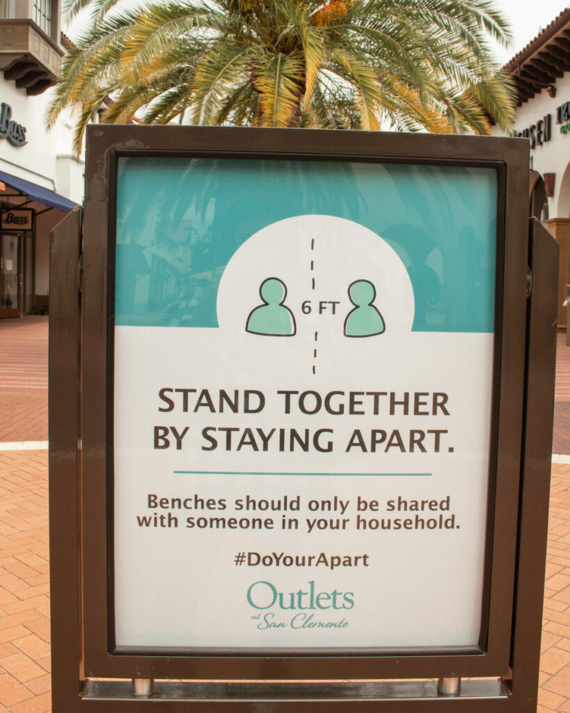 san clemente outlets social distancing