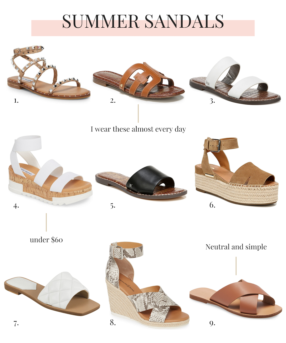 Easy Summer Sandals
