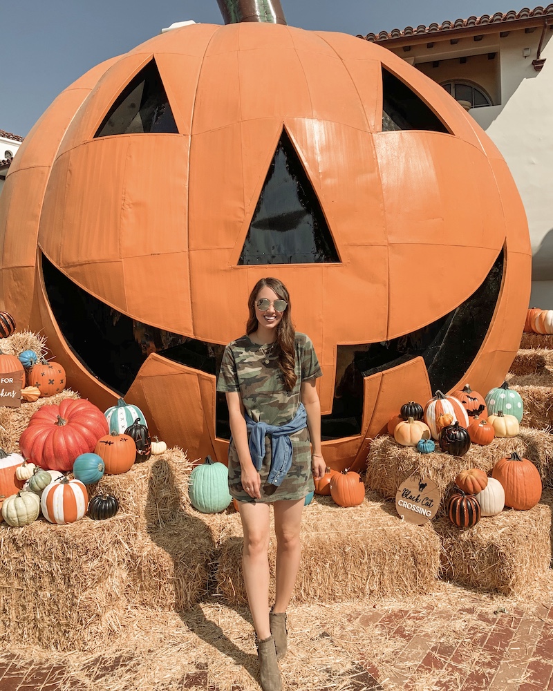 Outlets at San Clemente gigantic jack pumpkin